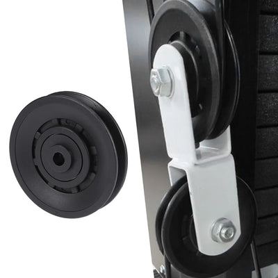 4 Pcs Pulley Gym Equipment Wheel to Stretch for Pullyey Fitness