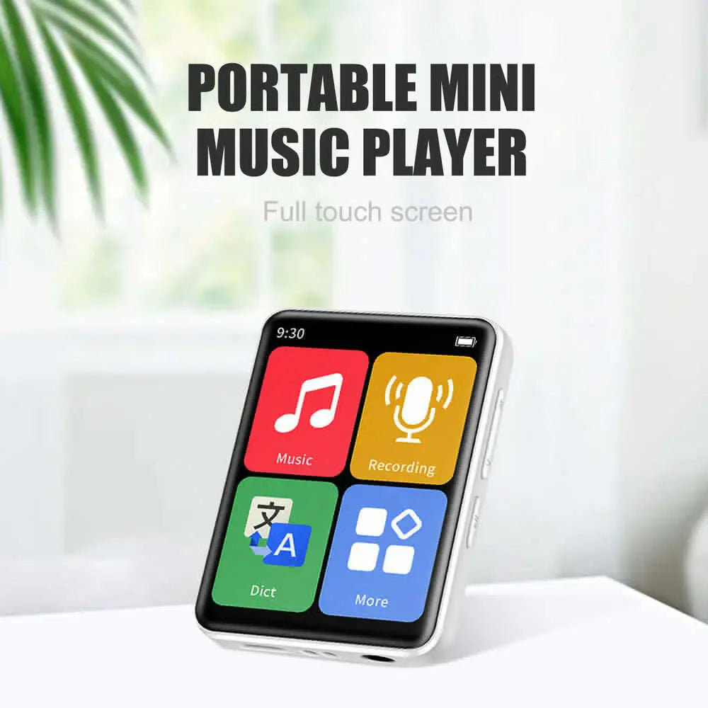 Portable outdoor D2 Bluetooth 5.0 sport MP4 MP3 Player Touch Screen Sport Lossless HIFI Music FM Radio for Mp3 For Apple phone