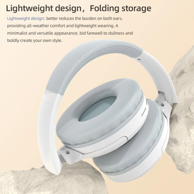 Headset Over-Ear Hood Wireless Bluetooth Earphones 5.3 Gaming Sports Earphone bluetooth Music Headphone High Fidelity Foldable