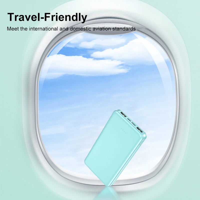 Powerful Power Bank 10000mAh 20000mAh 5V2A Power Bank External Battery Pack for Heating Vest Jackets Scarves Socks Gloves