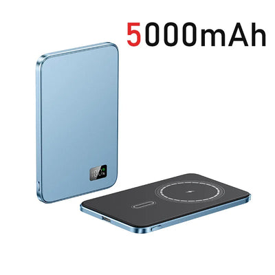 Wireless Magnetic Power Bank 10000mAh External Battery Mini PowerBank With Digital For Magsafe iPhone 15 14 13 12 11 Poverbank