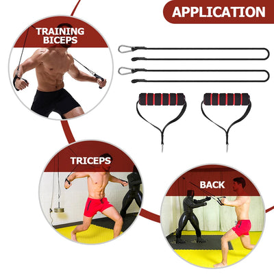 Fitness Exercise Equipment Muscle Pull Rope Durable Materials Arm Strength Training Eva Gym Abdominal Home Outdoor