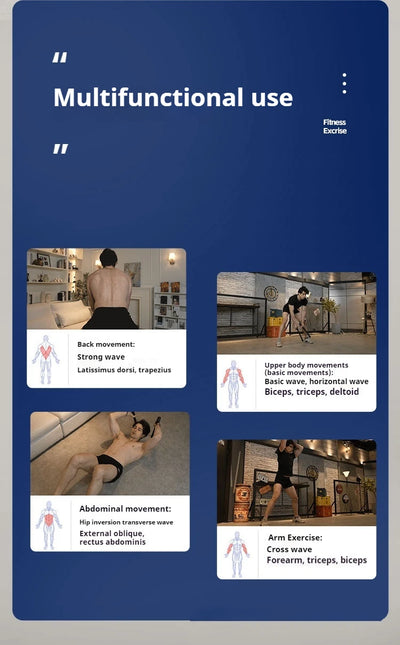 Gym equipment Swinging rope fitness fitness training rope steel thick rope muscle rope strength training Fitness Equipment