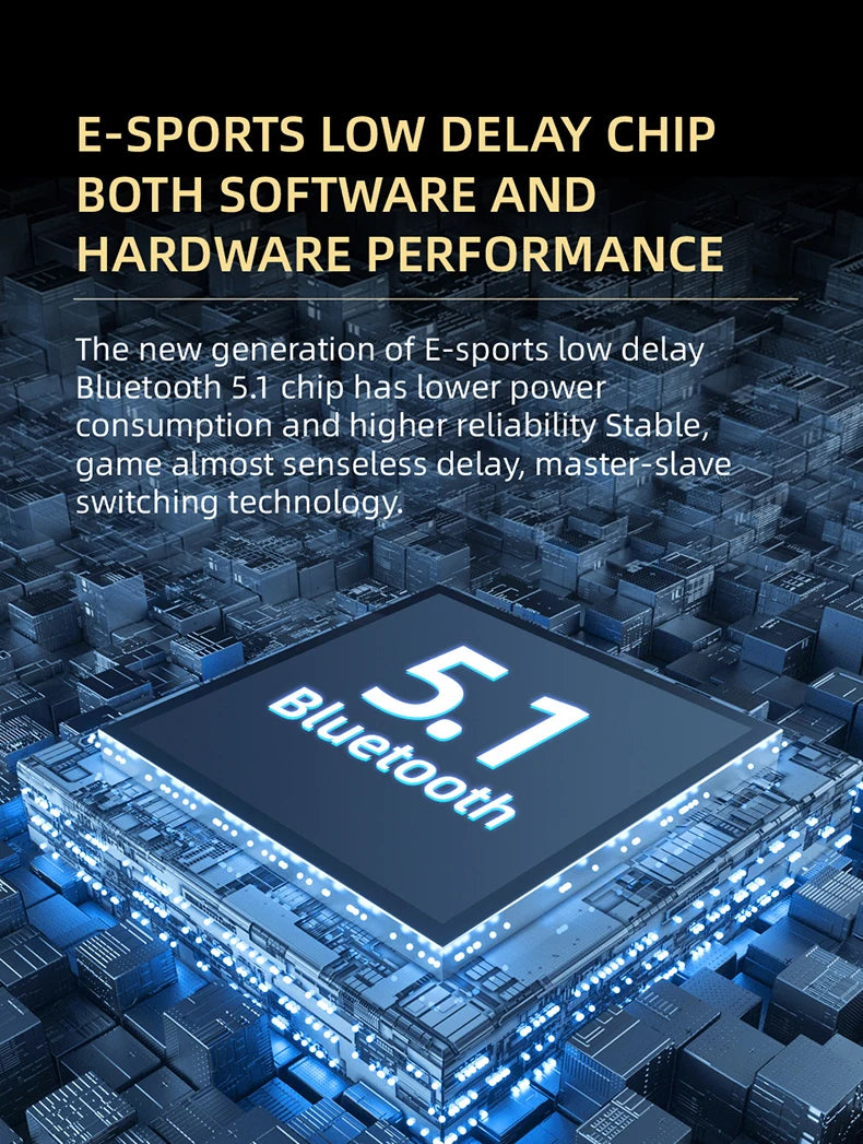 TWS Wireless Headphones Stereo HiFi Earpiece With Microphone Bluetooth Earphone Noise Cancle Earbuds For Xiaomi Samsung Phone