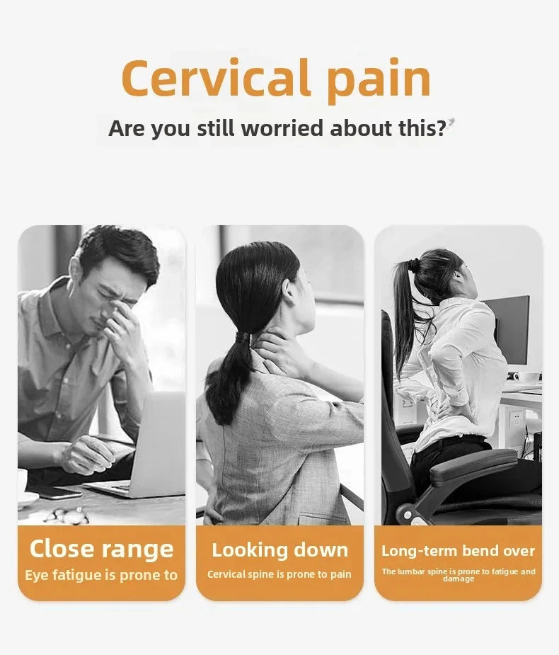 Laptop Stand for Desk Metal Computer Riser Heavy Stable Holder Ergonomic Laptops Elevator for 12-17.3 Inches Notebook Computer