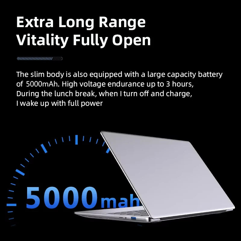 laptop 14.1 Inch Windows 11 Intel Celeron N3700 Netbook 1920*1080 Portable Notebook Intel 12GB RAM 1TB 2TB SSD Computer laptops