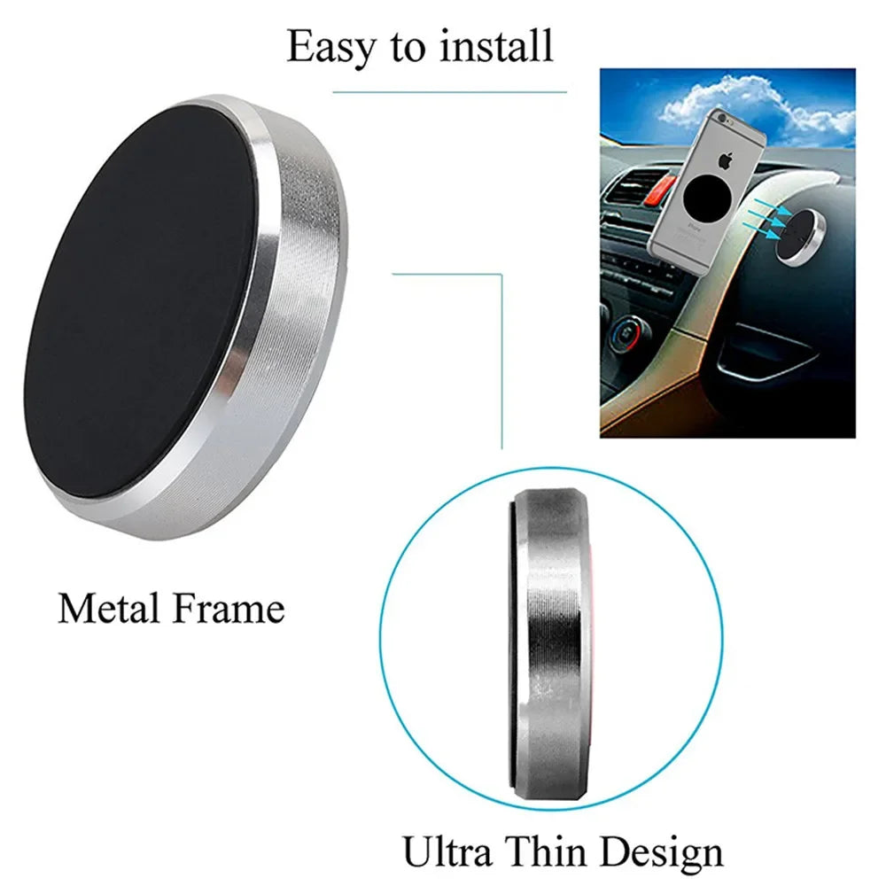 Magnetic Car Phone Holder Magnetic Phone Universal Type, Suitable for Apple, Xiaomi, Samsung Phone Magnetic Holder Stand