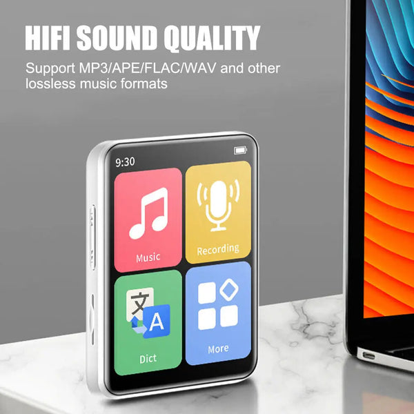 Portable outdoor D2 Bluetooth 5.0 sport MP4 MP3 Player Touch Screen Sport Lossless HIFI Music FM Radio for Mp3 For Apple phone