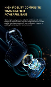 TWS Wireless Headphones Stereo HiFi Earpiece With Microphone Bluetooth Earphone Noise Cancle Earbuds For Xiaomi Samsung Phone