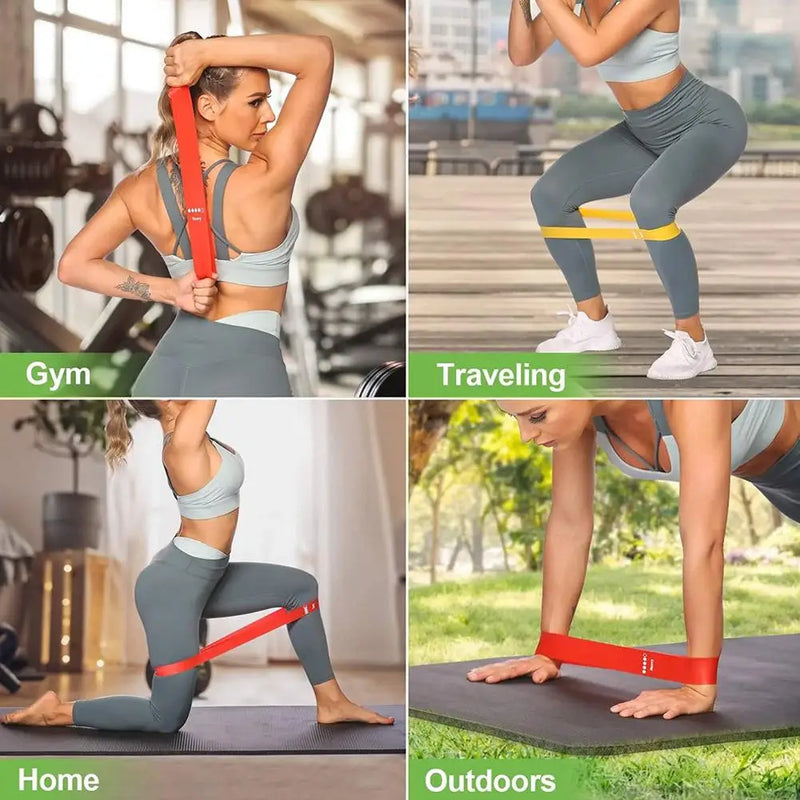 Fitness Workout Equipment Rubber Resistance Bands