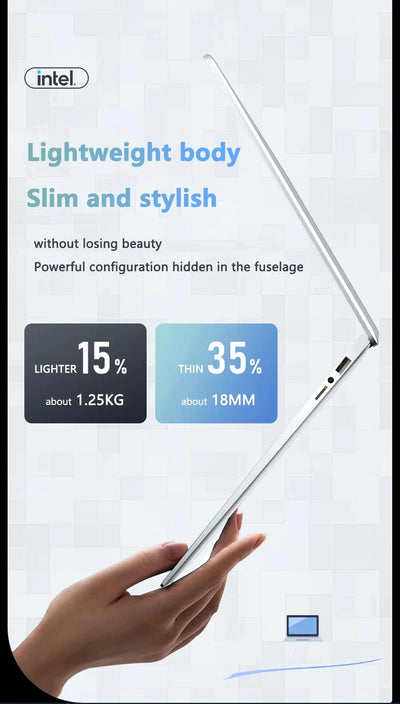 laptop 14.1 Inch Windows 11 Intel Celeron N3700 Netbook 1920*1080 Portable Notebook Intel 12GB RAM 1TB 2TB SSD Computer laptops