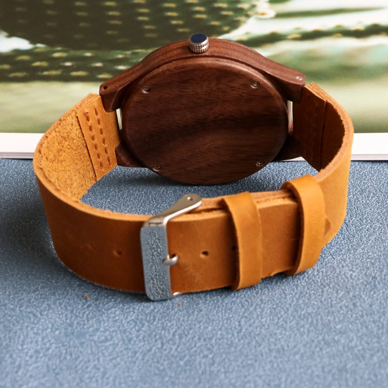 Wrist Watch Women relogio masculino Quartz Watches Men Wood Wristwatches Gifs Support Customization Wholesale Dropshipping