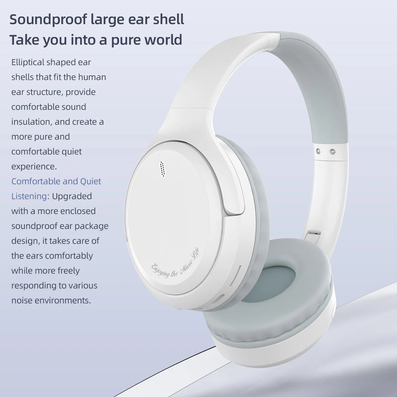 Headset Over-Ear Hood Wireless Bluetooth Earphones 5.3 Gaming Sports Earphone bluetooth Music Headphone High Fidelity Foldable