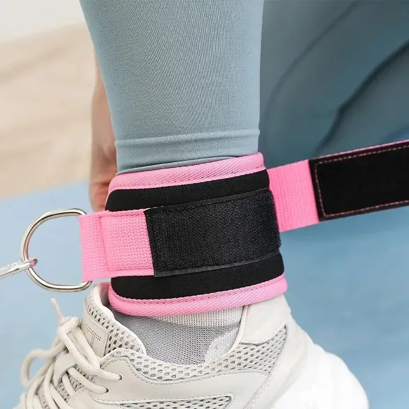 Cable Ankle Straps with Double D-Ring