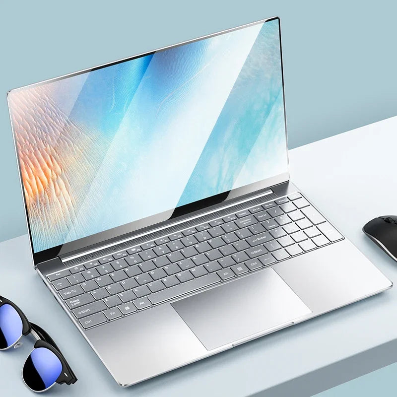Notebook 15.6 inch Laptop Windows 11 10 Pro 1920*1080 Cheap Portable Intel Laptop 16G RAM 128GB/256GB/512GB/1TB SSD HDMI Port