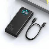 Baseus Power Bank 30000mAh 65W PD3.0 Quick Charging 3.0 FCP SCP Portable External For iPhone 14 12 13 Laptop Tablet Power bank
