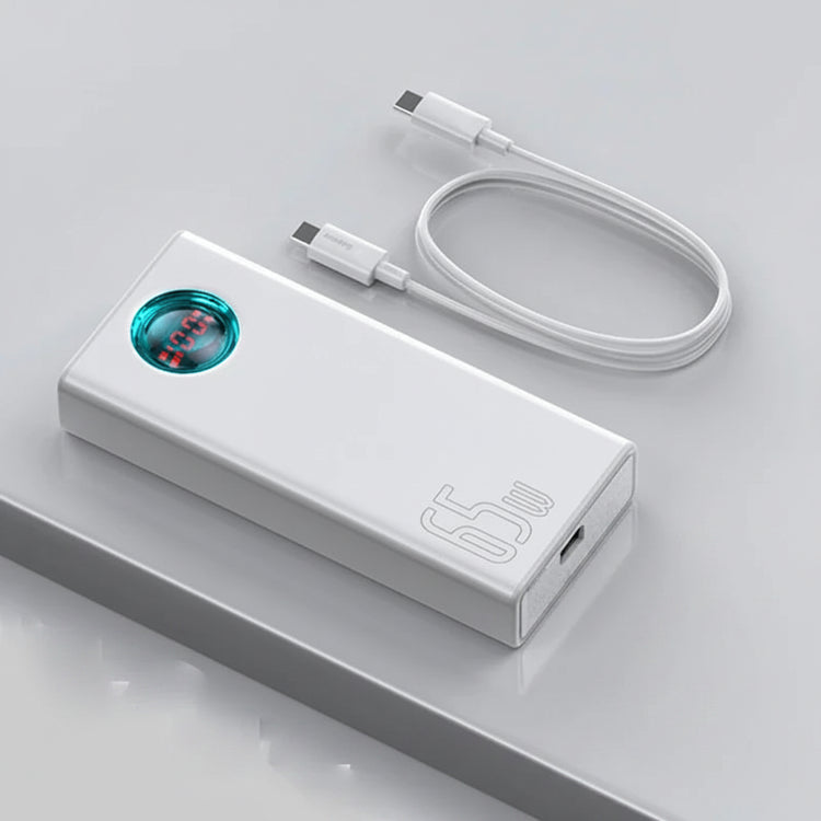 Baseus Power Bank 30000mAh 65W PD3.0 Quick Charging 3.0 FCP SCP Portable External For iPhone 14 12 13 Laptop Tablet Power bank