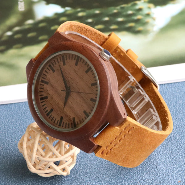 Wrist Watch Women relogio masculino Quartz Watches Men Wood Wristwatches Gifs Support Customization Wholesale Dropshipping