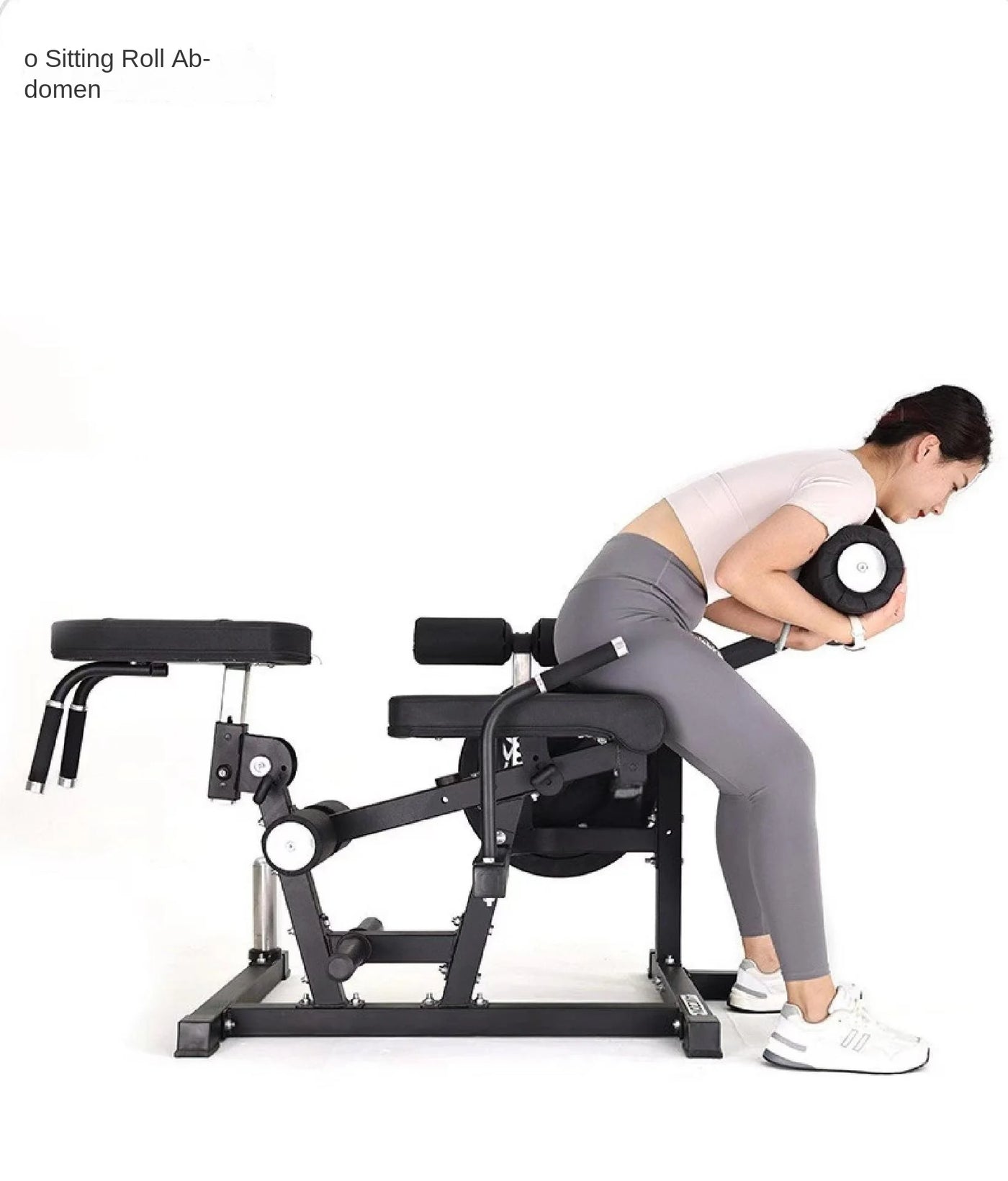 Multi-functional leg, waist & ab gym training bench.