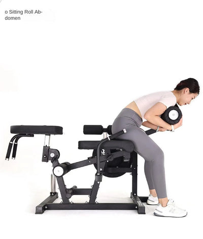 Multi-functional leg, waist & ab gym training bench.