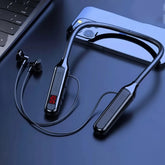 Wireless Headset 5.3 Neck Strap Headset Gaming LED display Stereo Sports headset with magnetic earbuds