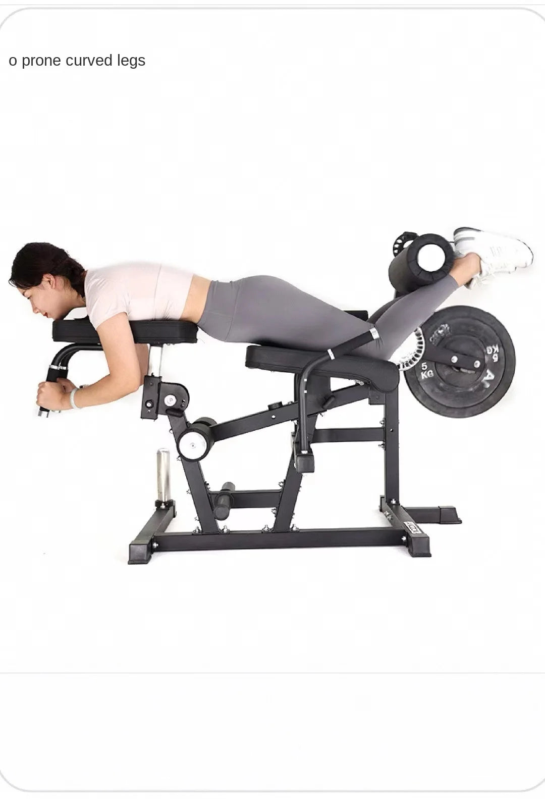 Multi-functional leg, waist & ab gym training bench.